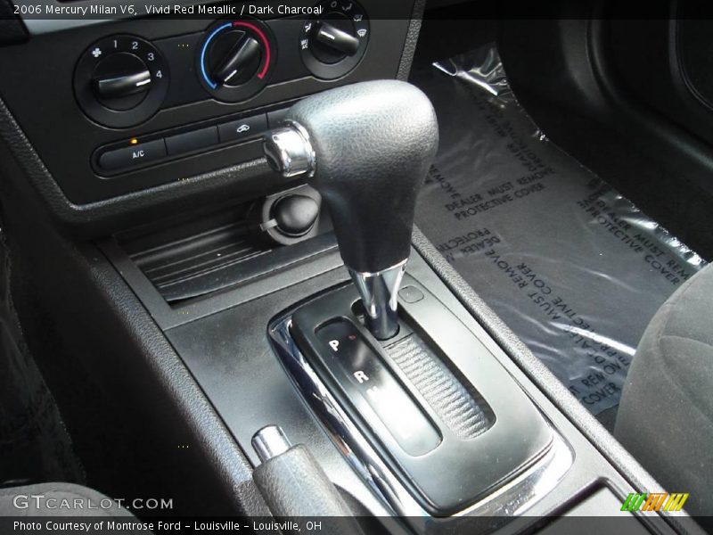 Vivid Red Metallic / Dark Charcoal 2006 Mercury Milan V6