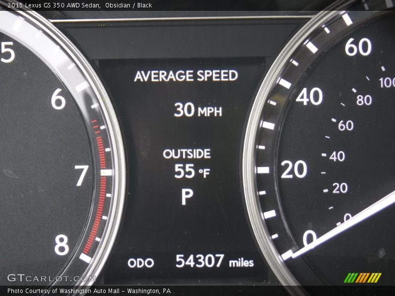 Obsidian / Black 2015 Lexus GS 350 AWD Sedan