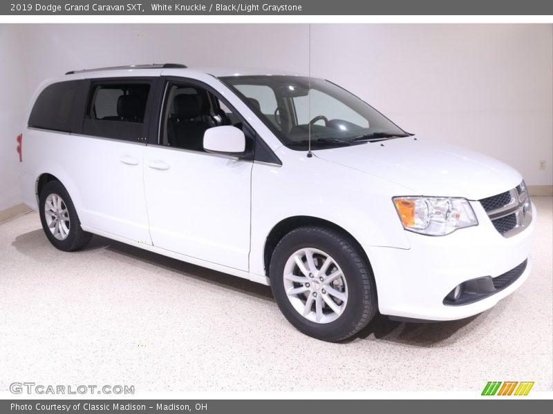 White Knuckle / Black/Light Graystone 2019 Dodge Grand Caravan SXT