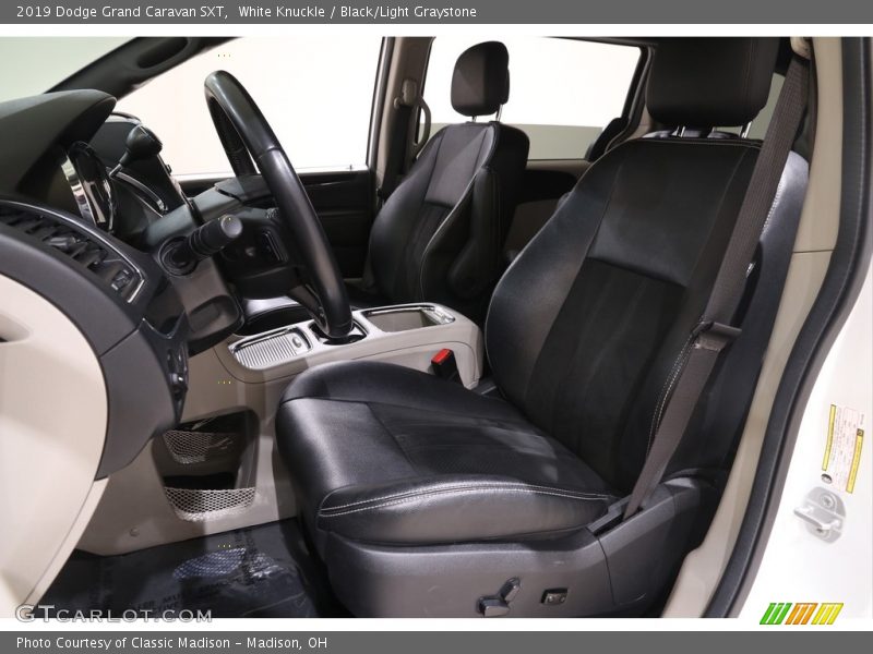 White Knuckle / Black/Light Graystone 2019 Dodge Grand Caravan SXT