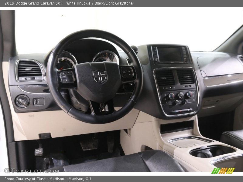 White Knuckle / Black/Light Graystone 2019 Dodge Grand Caravan SXT