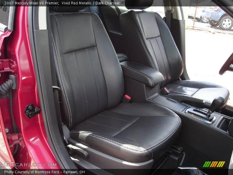 Vivid Red Metallic / Dark Charcoal 2007 Mercury Milan V6 Premier
