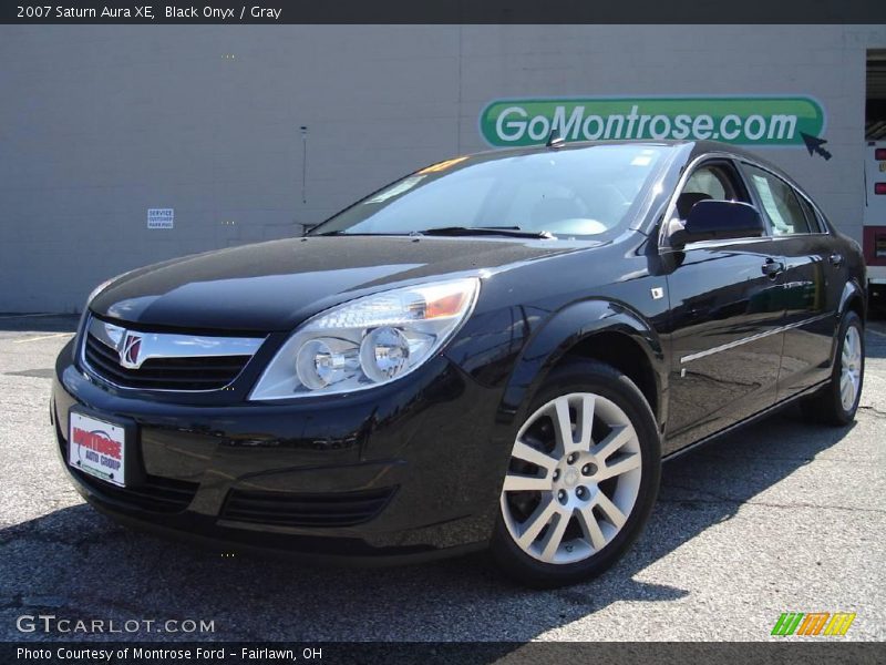 Black Onyx / Gray 2007 Saturn Aura XE