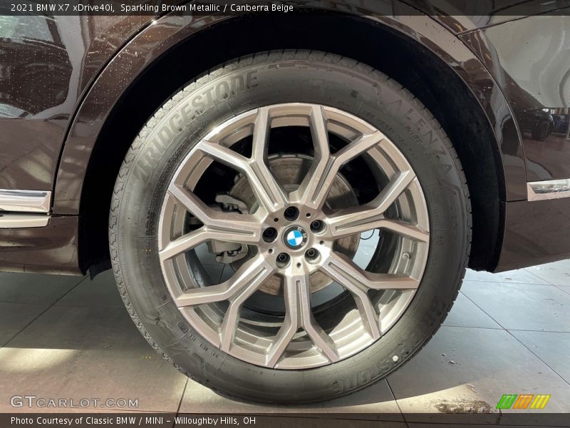 Sparkling Brown Metallic / Canberra Beige 2021 BMW X7 xDrive40i