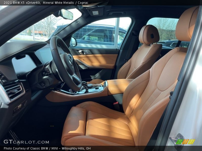 Mineral White Metallic / Cognac 2021 BMW X5 xDrive40i
