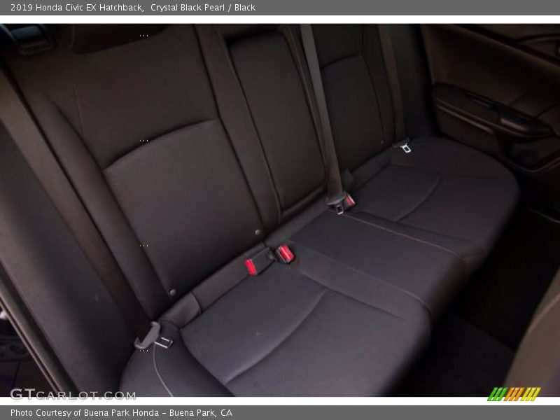 Crystal Black Pearl / Black 2019 Honda Civic EX Hatchback