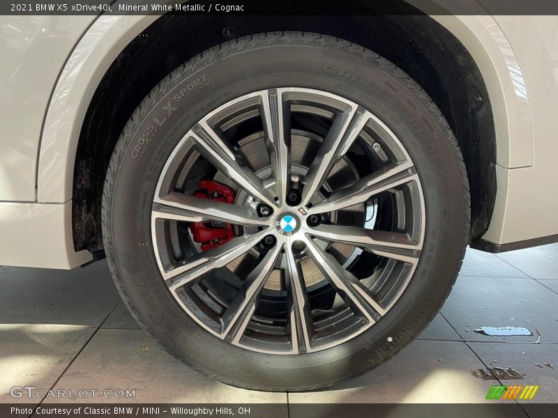 Mineral White Metallic / Cognac 2021 BMW X5 xDrive40i