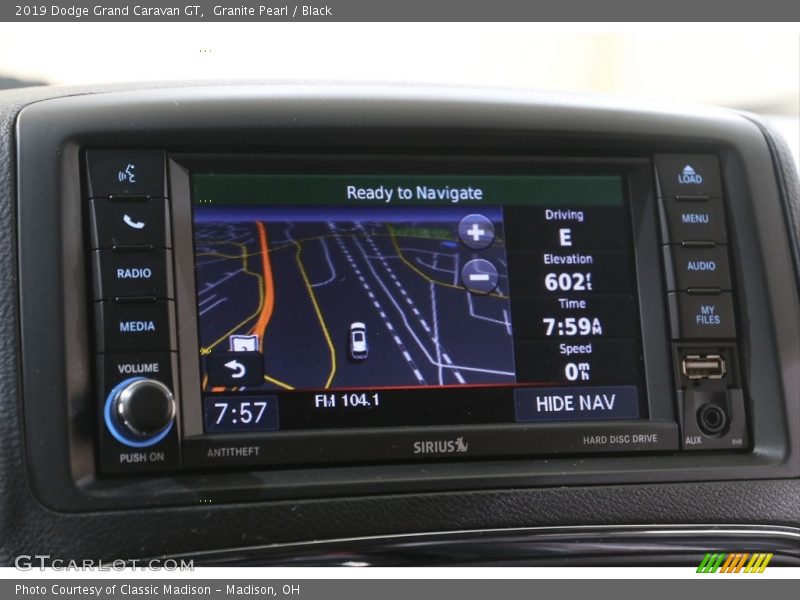 Granite Pearl / Black 2019 Dodge Grand Caravan GT