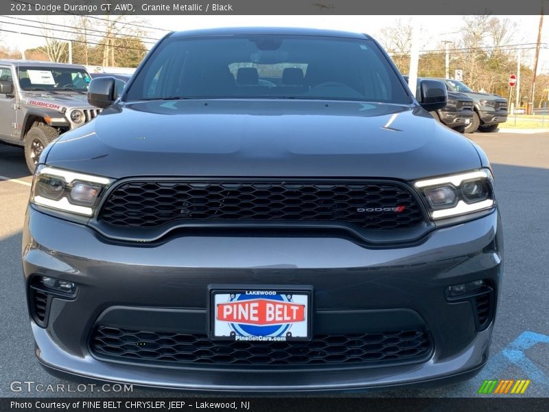 Granite Metallic / Black 2021 Dodge Durango GT AWD