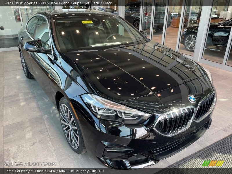 Jet Black / Black 2021 BMW 2 Series 228i xDrive Grand Coupe
