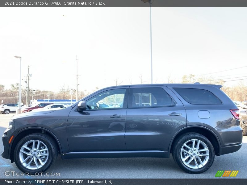 Granite Metallic / Black 2021 Dodge Durango GT AWD