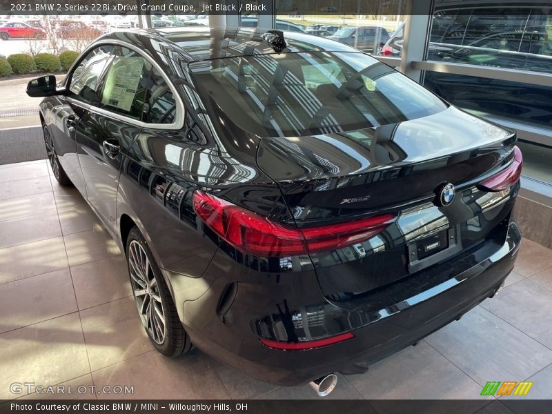 Jet Black / Black 2021 BMW 2 Series 228i xDrive Grand Coupe