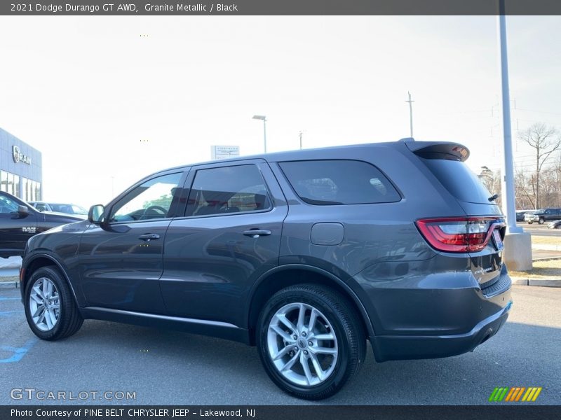 Granite Metallic / Black 2021 Dodge Durango GT AWD