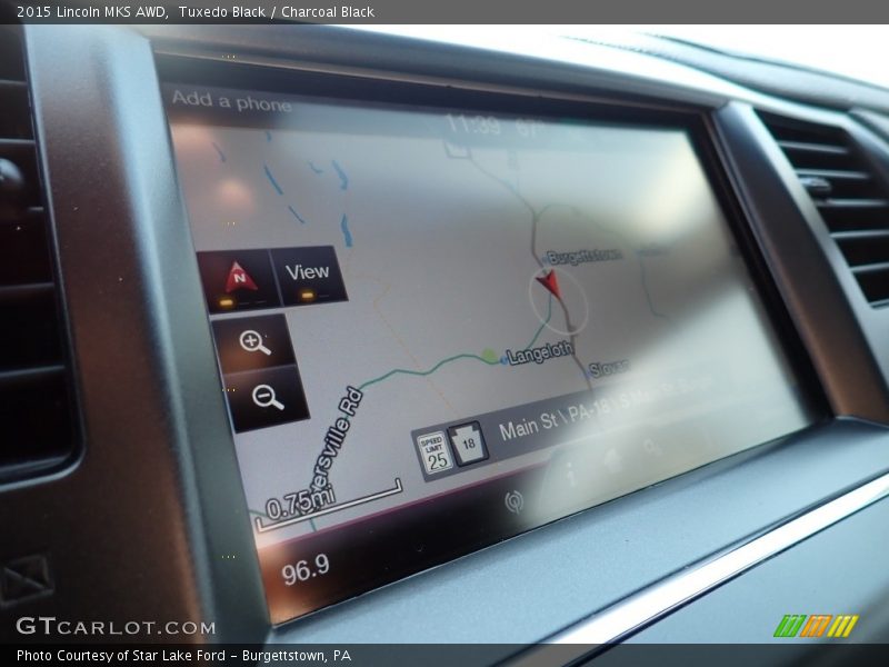 Tuxedo Black / Charcoal Black 2015 Lincoln MKS AWD