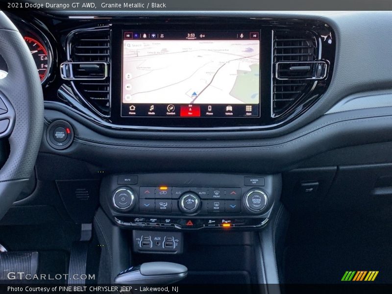 Granite Metallic / Black 2021 Dodge Durango GT AWD