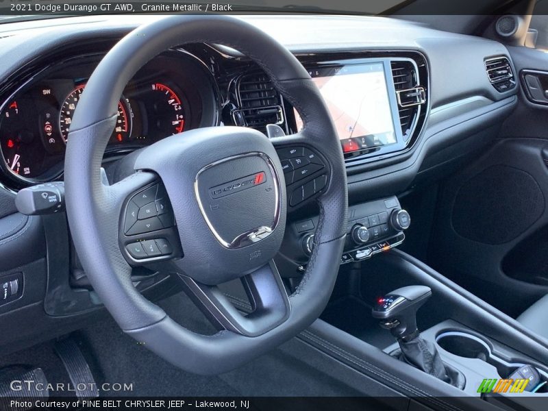 Granite Metallic / Black 2021 Dodge Durango GT AWD