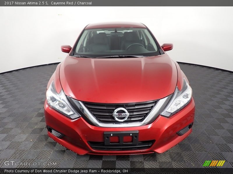 Cayenne Red / Charcoal 2017 Nissan Altima 2.5 S