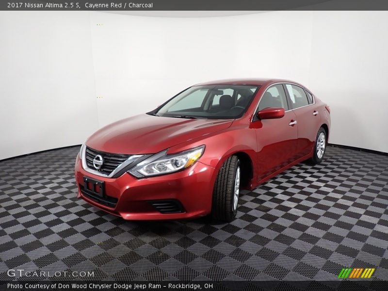 Cayenne Red / Charcoal 2017 Nissan Altima 2.5 S