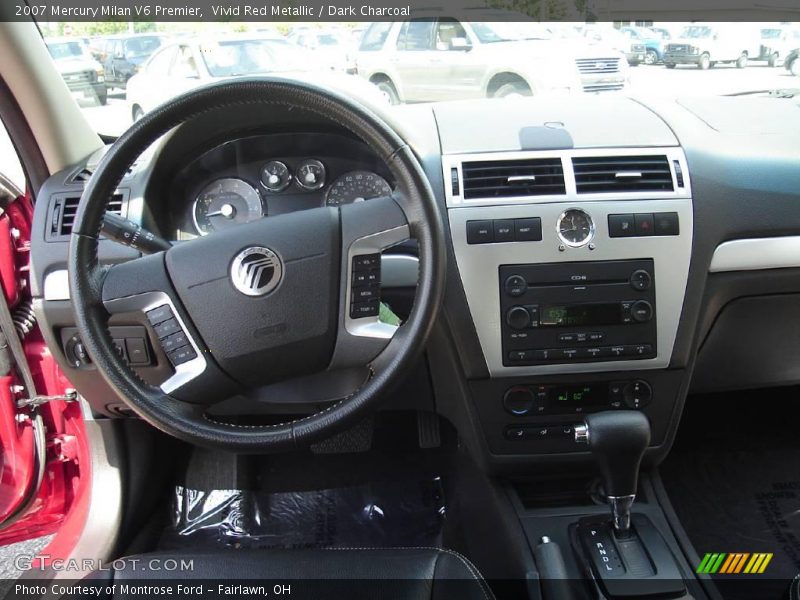 Vivid Red Metallic / Dark Charcoal 2007 Mercury Milan V6 Premier