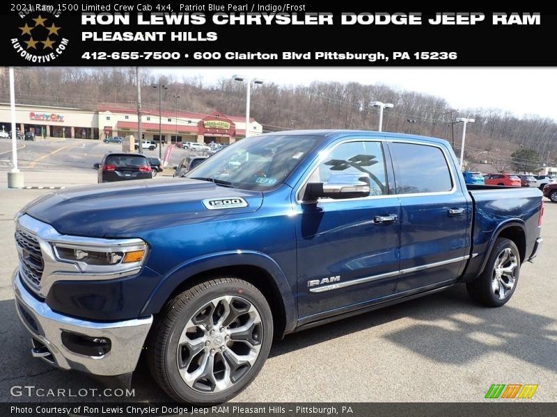Patriot Blue Pearl / Indigo/Frost 2021 Ram 1500 Limited Crew Cab 4x4