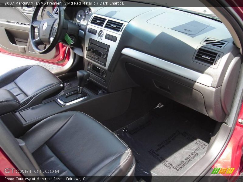 Vivid Red Metallic / Dark Charcoal 2007 Mercury Milan V6 Premier