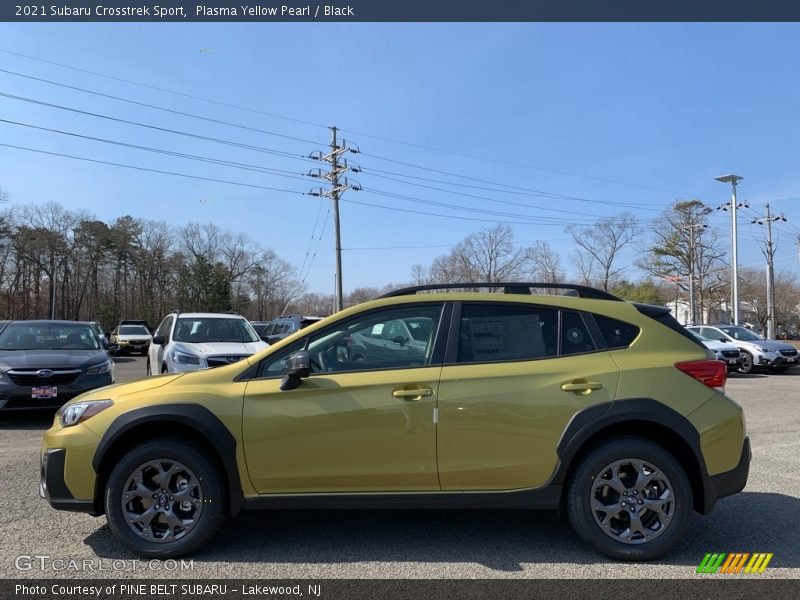 Plasma Yellow Pearl / Black 2021 Subaru Crosstrek Sport