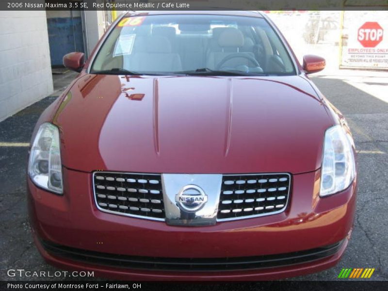 Red Opulence Metallic / Cafe Latte 2006 Nissan Maxima 3.5 SE