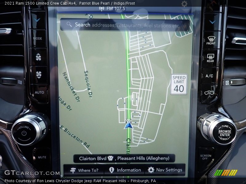 Patriot Blue Pearl / Indigo/Frost 2021 Ram 1500 Limited Crew Cab 4x4