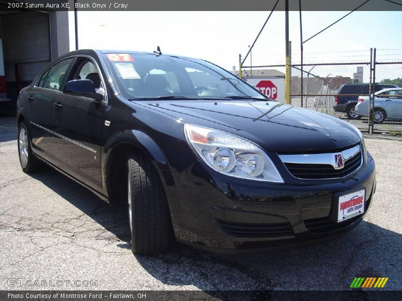 Black Onyx / Gray 2007 Saturn Aura XE