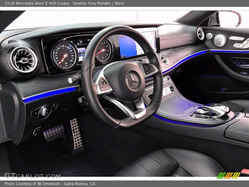 Selenite Grey Metallic / Black 2018 Mercedes-Benz E 400 Coupe
