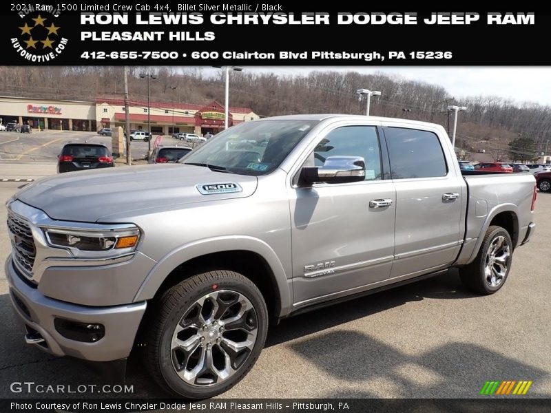 Billet Silver Metallic / Black 2021 Ram 1500 Limited Crew Cab 4x4