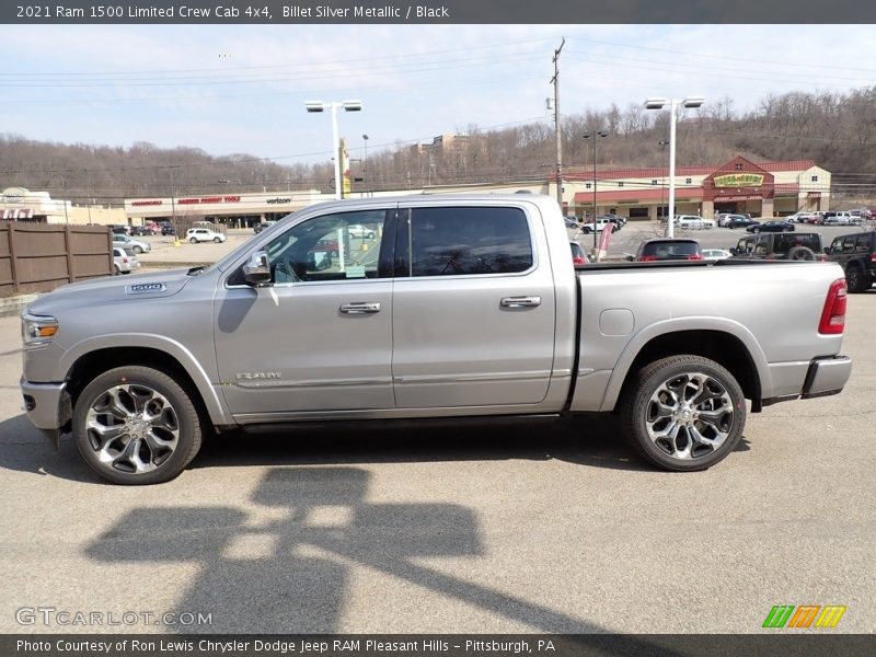 Billet Silver Metallic / Black 2021 Ram 1500 Limited Crew Cab 4x4