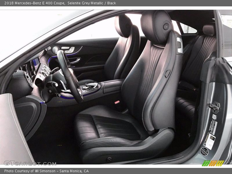 Selenite Grey Metallic / Black 2018 Mercedes-Benz E 400 Coupe