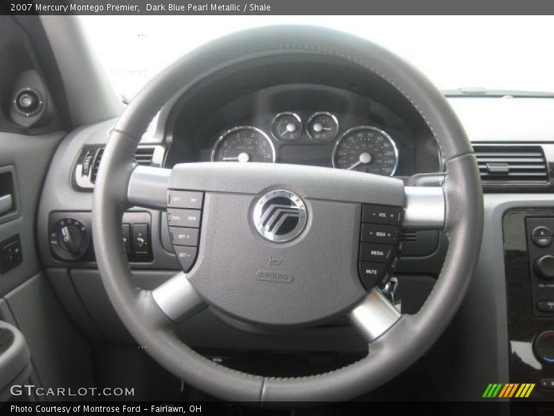 Dark Blue Pearl Metallic / Shale 2007 Mercury Montego Premier