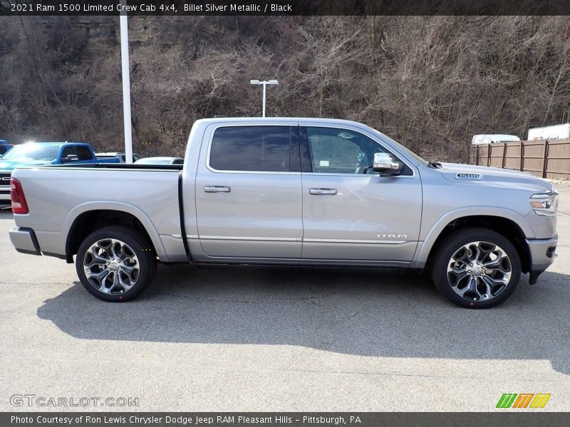 Billet Silver Metallic / Black 2021 Ram 1500 Limited Crew Cab 4x4