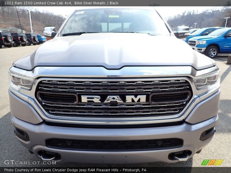 Billet Silver Metallic / Black 2021 Ram 1500 Limited Crew Cab 4x4