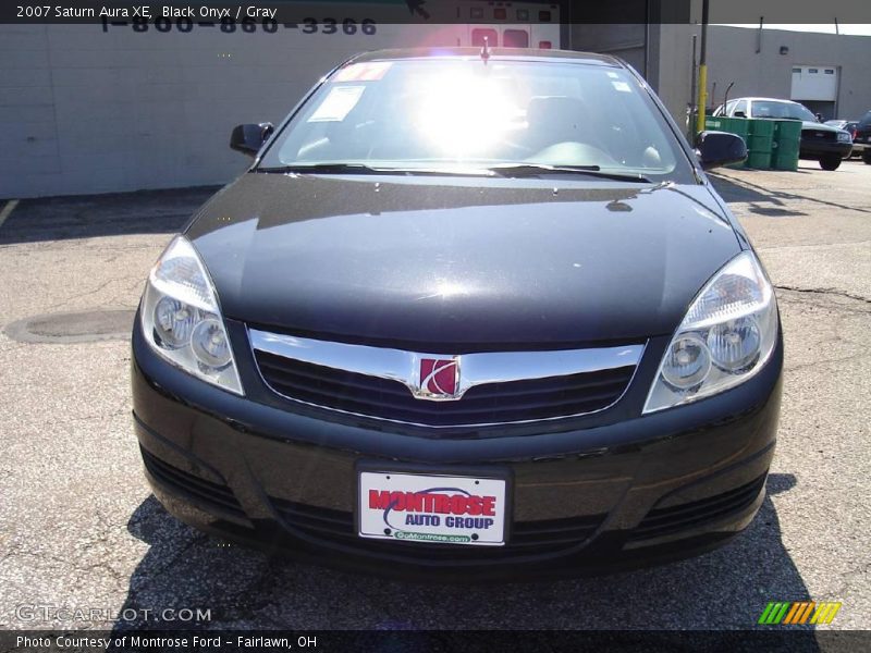 Black Onyx / Gray 2007 Saturn Aura XE