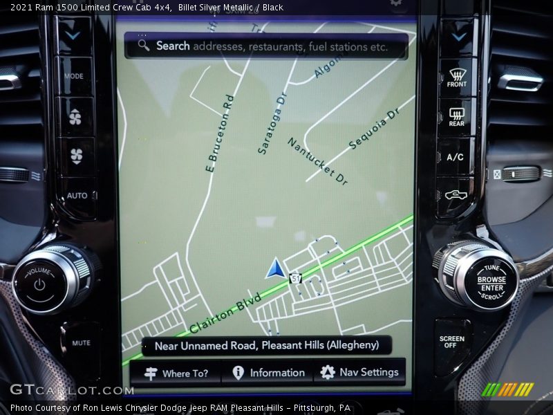 Billet Silver Metallic / Black 2021 Ram 1500 Limited Crew Cab 4x4