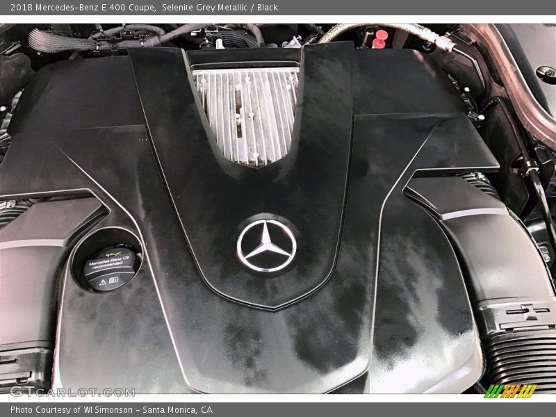 Selenite Grey Metallic / Black 2018 Mercedes-Benz E 400 Coupe