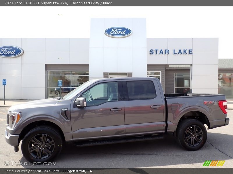 Carbonized Gray / Black 2021 Ford F150 XLT SuperCrew 4x4