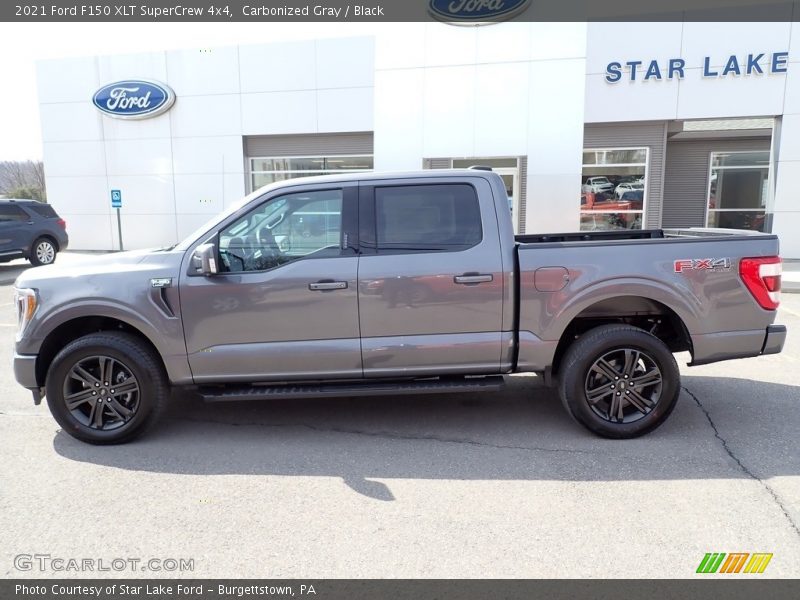 Carbonized Gray / Black 2021 Ford F150 XLT SuperCrew 4x4