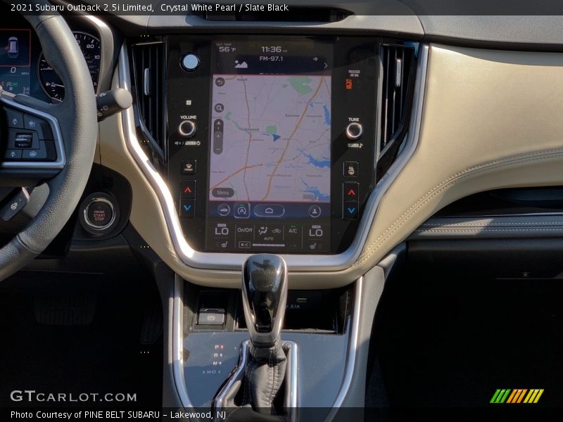 Crystal White Pearl / Slate Black 2021 Subaru Outback 2.5i Limited