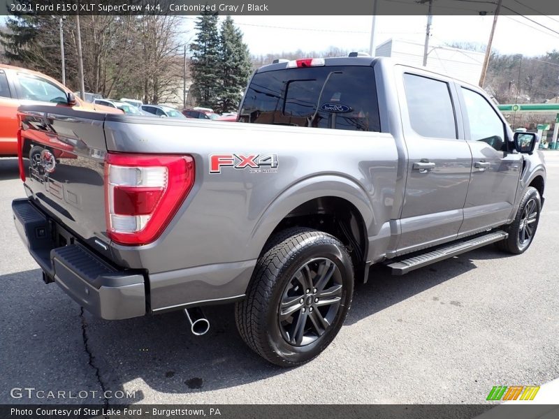 Carbonized Gray / Black 2021 Ford F150 XLT SuperCrew 4x4