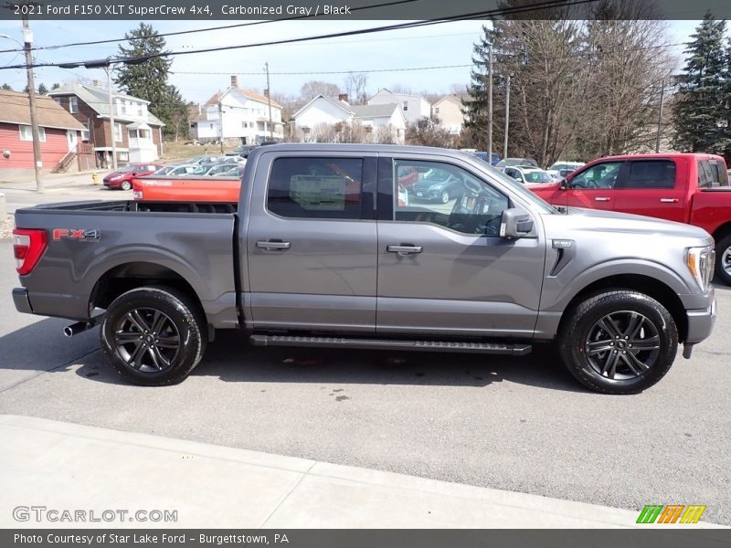 Carbonized Gray / Black 2021 Ford F150 XLT SuperCrew 4x4