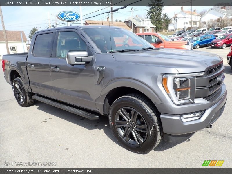 Carbonized Gray / Black 2021 Ford F150 XLT SuperCrew 4x4
