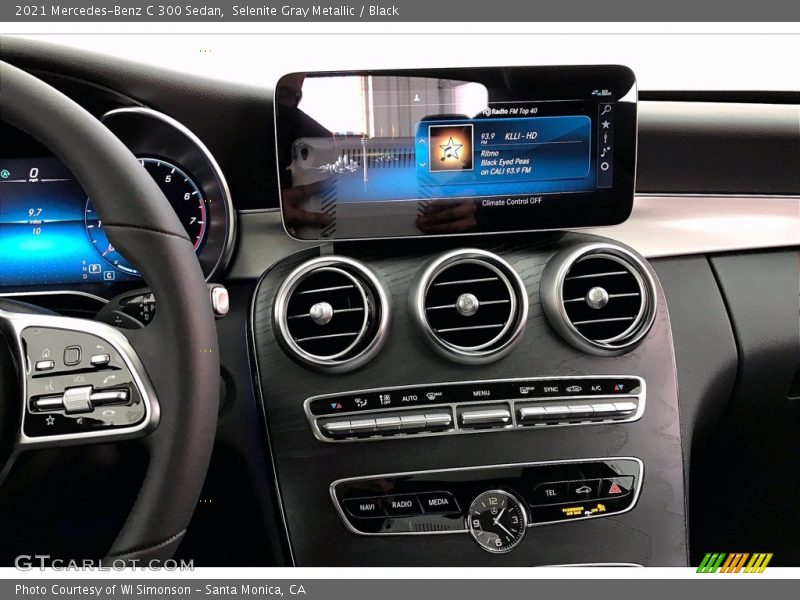 Selenite Gray Metallic / Black 2021 Mercedes-Benz C 300 Sedan
