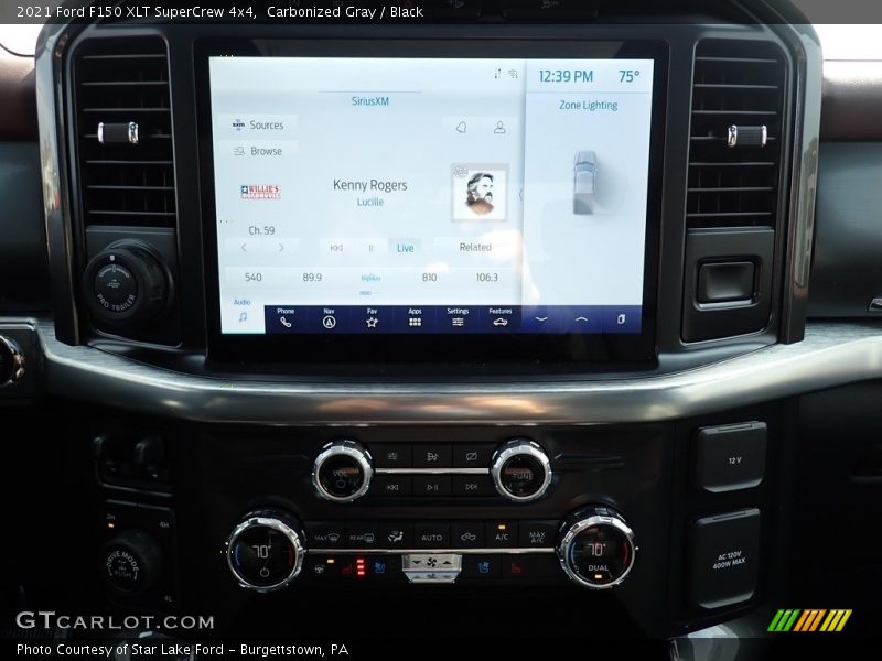 Carbonized Gray / Black 2021 Ford F150 XLT SuperCrew 4x4