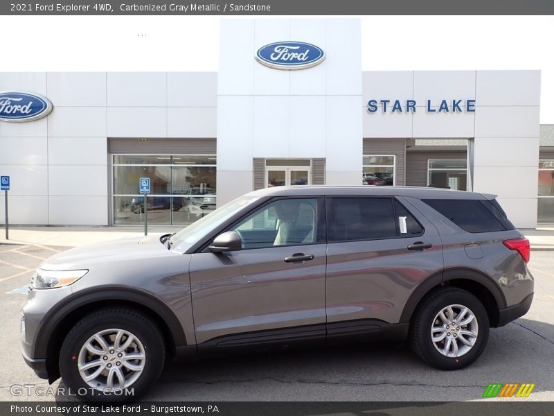 Carbonized Gray Metallic / Sandstone 2021 Ford Explorer 4WD