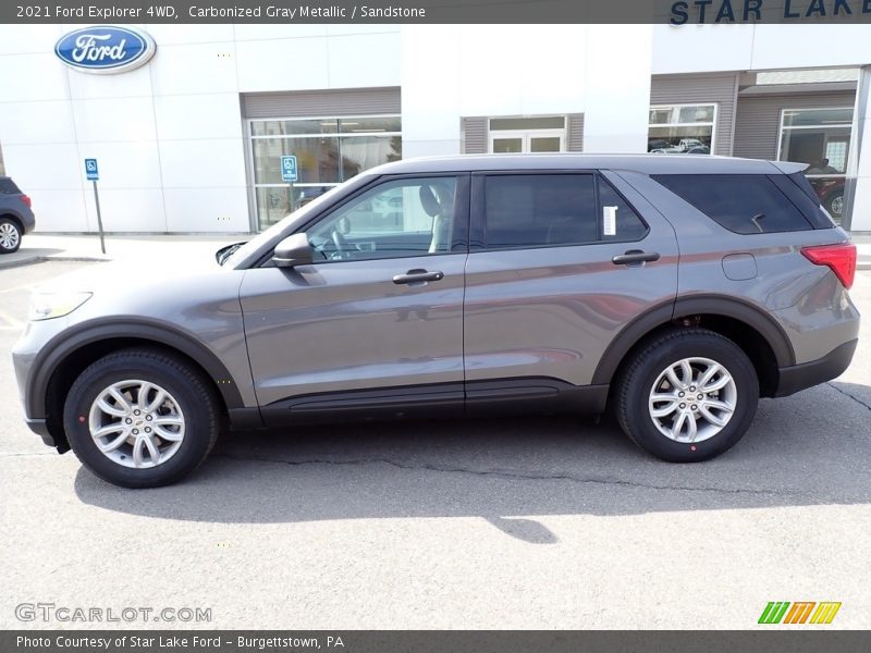 Carbonized Gray Metallic / Sandstone 2021 Ford Explorer 4WD