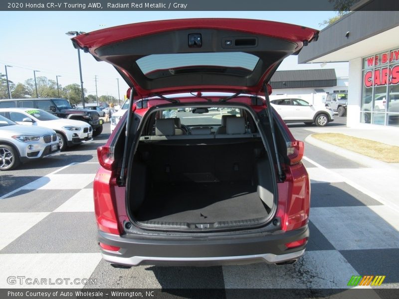 Radiant Red Metallic / Gray 2020 Honda CR-V Touring AWD